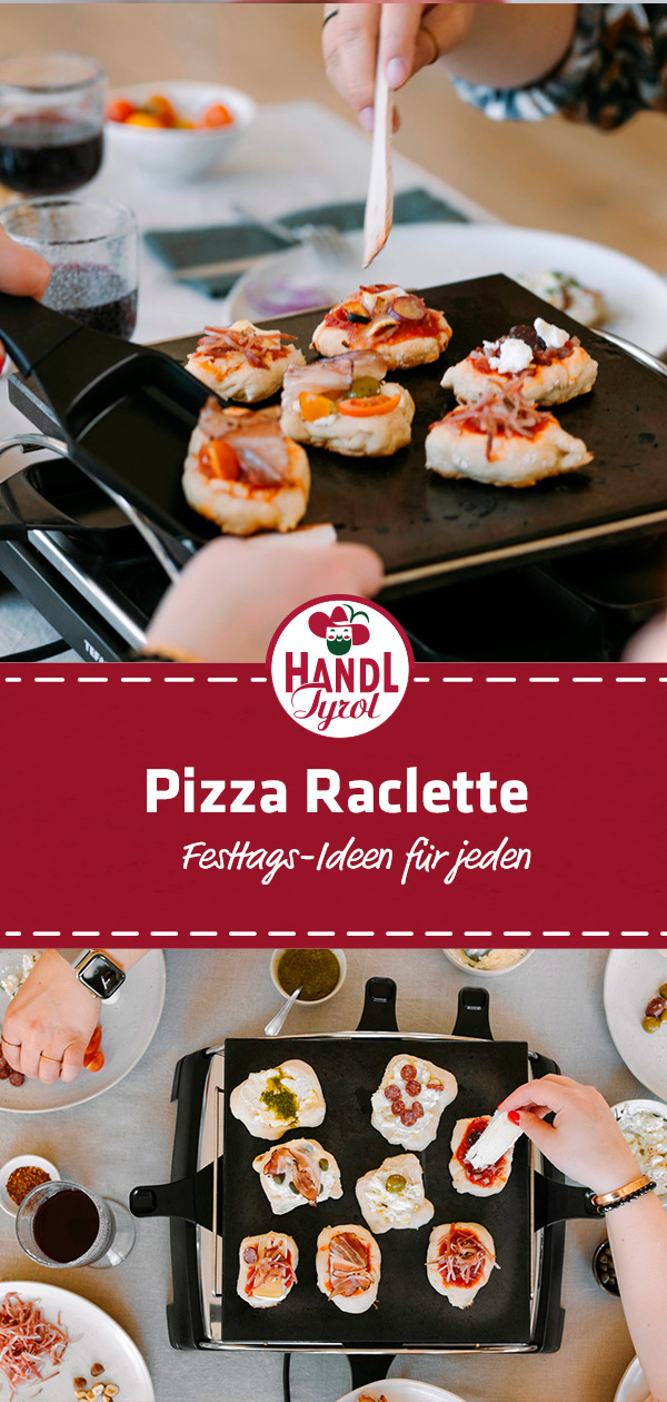 Feines Pizza Raclette mit Tiroler Speck - HANDL TYROL