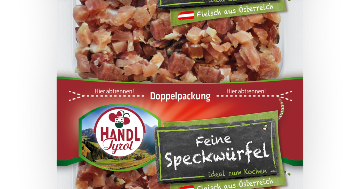 Feine Speckwurfel Handl Tyrol